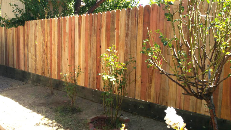 butte county chico wood fence